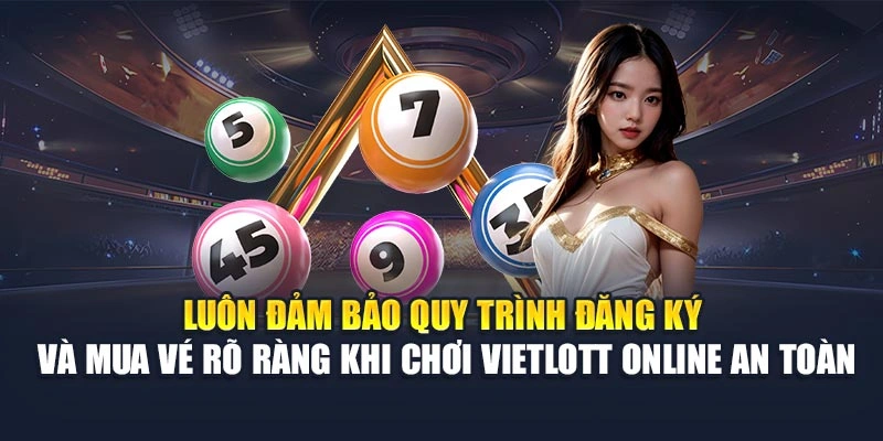 Luôn đảm bảo quy trình đăng ký và mua vé rõ ràng khi chơi Vietlott online an toàn
